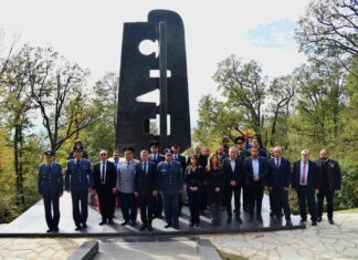 Одана почаст погинулим совјетским ветеранима на Авали